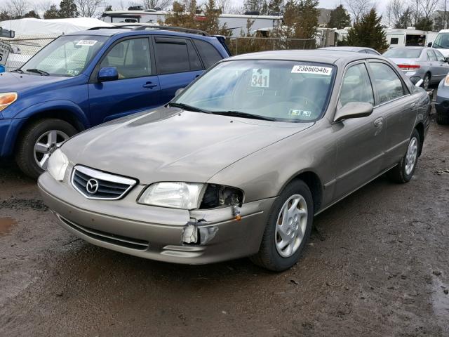 1YVGF22C115212923 - 2001 MAZDA 626 ES TAN photo 2