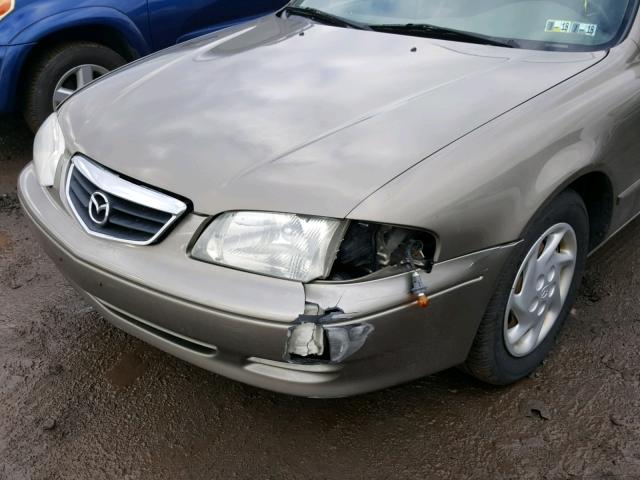 1YVGF22C115212923 - 2001 MAZDA 626 ES TAN photo 9