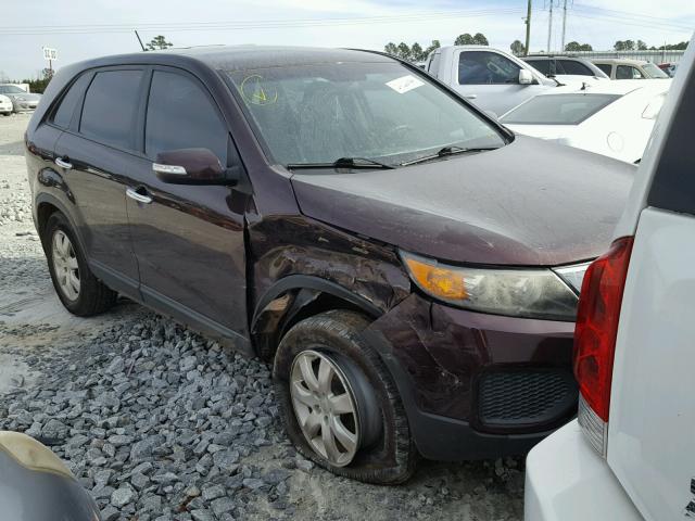 5XYKT3A18BG087426 - 2011 KIA SORENTO BA PURPLE photo 9