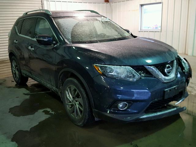 5N1AT2MV0FC810146 - 2015 NISSAN ROGUE S BLUE photo 1