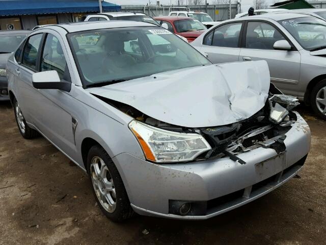 1FAHP35N08W219043 - 2008 FORD FOCUS SE SILVER photo 1