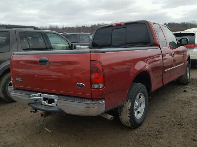 1FTRX17L32NA00282 - 2002 FORD F150 MAROON photo 4