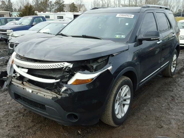 1FM5K8D87DGB11507 - 2013 FORD EXPLORER X BLUE photo 2