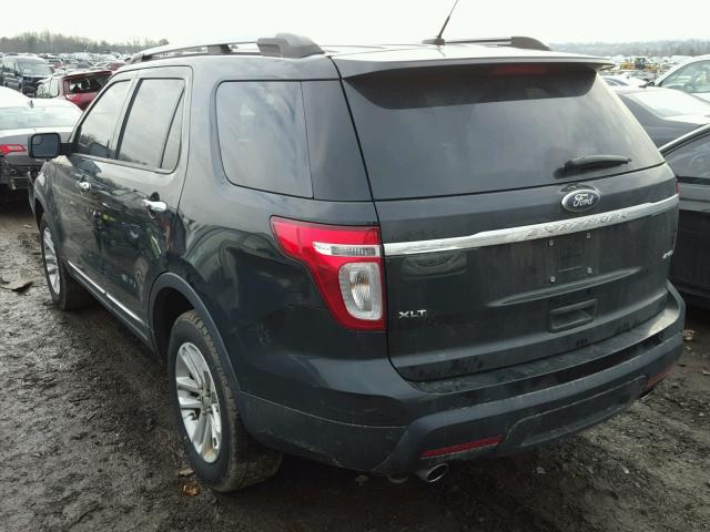 1FM5K8D87DGB11507 - 2013 FORD EXPLORER X BLUE photo 3