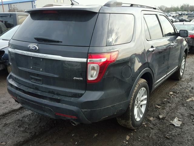 1FM5K8D87DGB11507 - 2013 FORD EXPLORER X BLUE photo 4