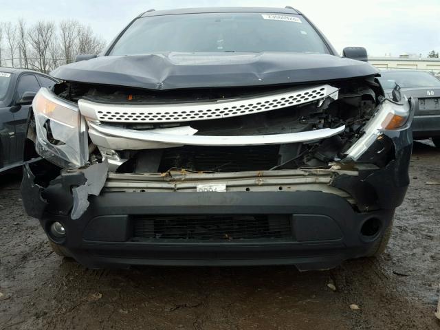 1FM5K8D87DGB11507 - 2013 FORD EXPLORER X BLUE photo 9