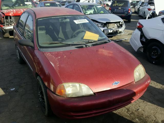 2C1MR522416712357 - 2001 CHEVROLET METRO LSI RED photo 1