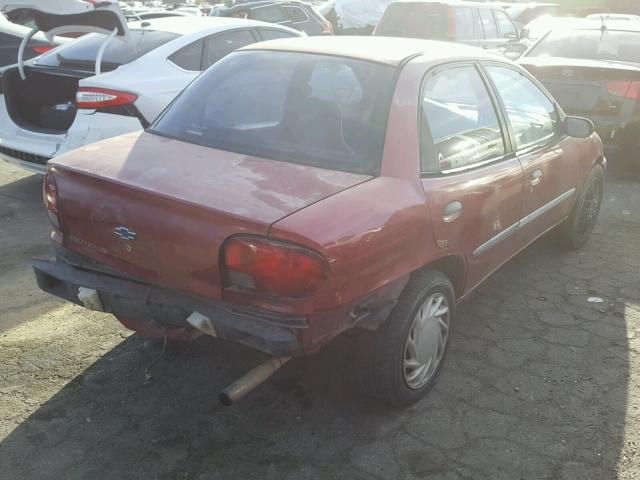 2C1MR522416712357 - 2001 CHEVROLET METRO LSI RED photo 4