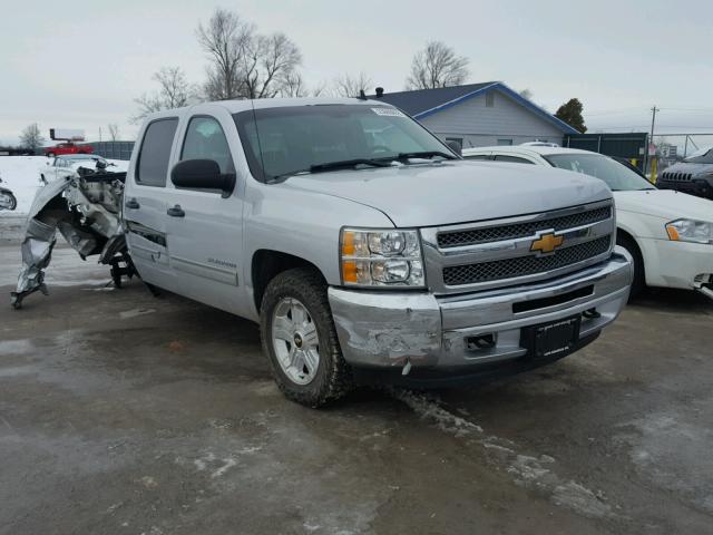 3GCPKSE73DG265233 - 2013 CHEVROLET SILVERADO SILVER photo 1