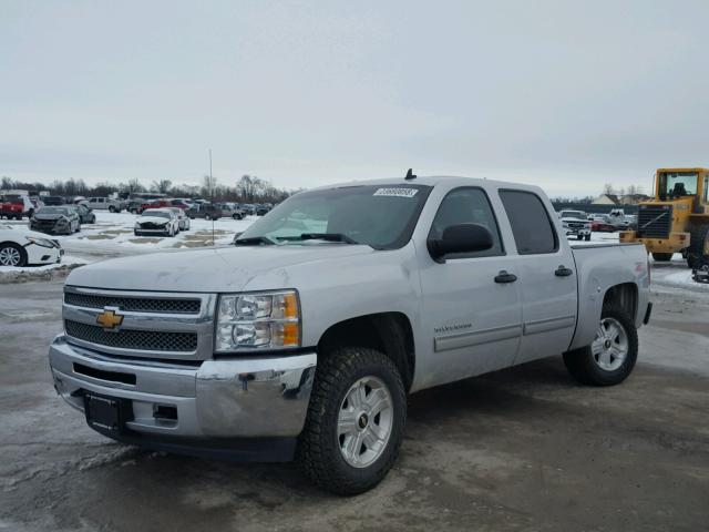 3GCPKSE73DG265233 - 2013 CHEVROLET SILVERADO SILVER photo 2