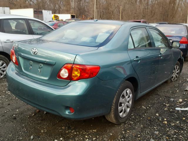 2T1BU4EE6AC519294 - 2010 TOYOTA COROLLA BA GREEN photo 4