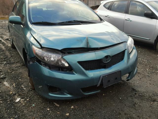 2T1BU4EE6AC519294 - 2010 TOYOTA COROLLA BA GREEN photo 9