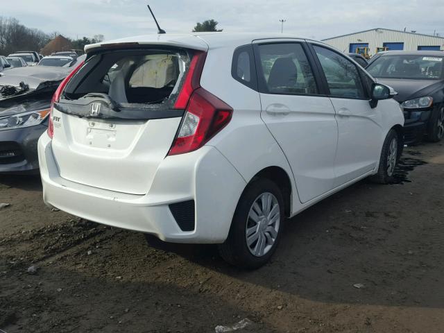 JHMGK5H56HS007989 - 2017 HONDA FIT LX WHITE photo 4