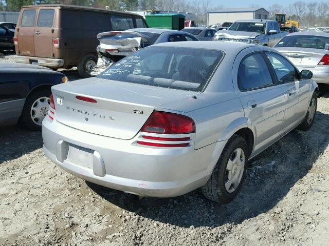 1B3EL46X15N529848 - 2005 DODGE STRATUS SX SILVER photo 4