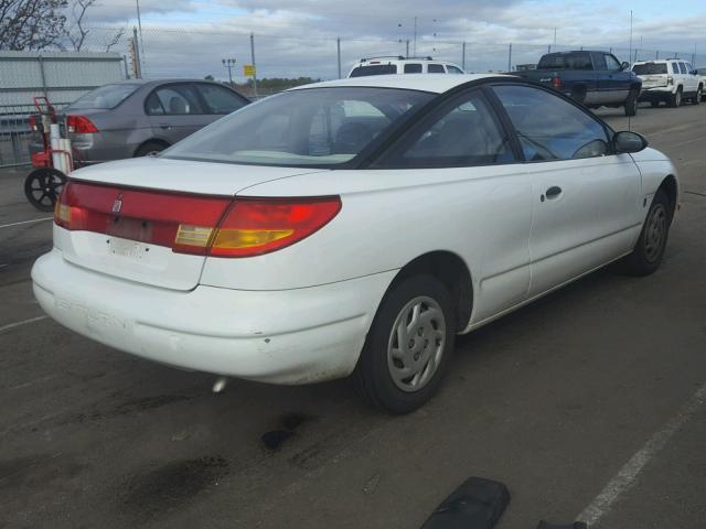 1G8ZP1284XZ260977 - 1999 SATURN SC1 WHITE photo 4