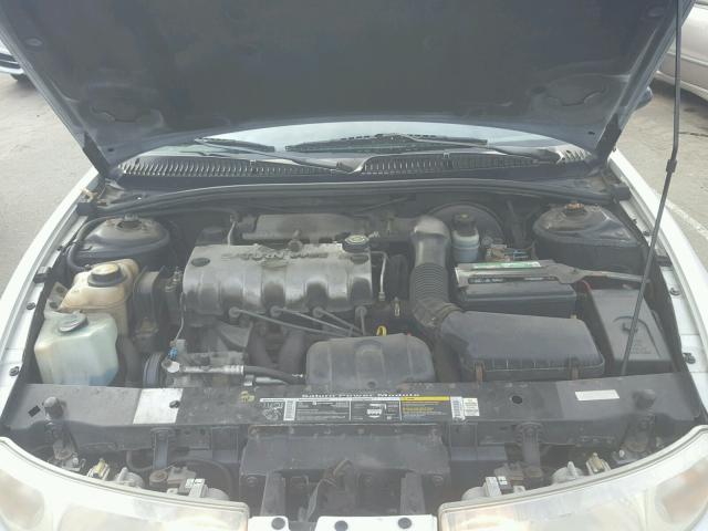 1G8ZP1284XZ260977 - 1999 SATURN SC1 WHITE photo 7