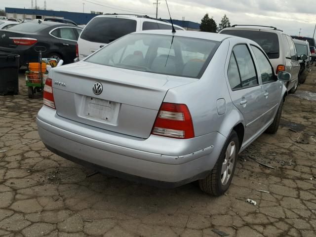 3VWSK69M25M033238 - 2005 VOLKSWAGEN JETTA GLS SILVER photo 4