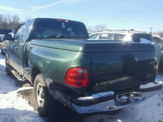 2FTRX07232CA26582 - 2002 FORD F150 GREEN photo 3