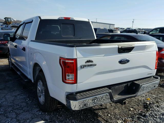 1FTEW1C88FFA31398 - 2015 FORD F150 SUPER WHITE photo 3