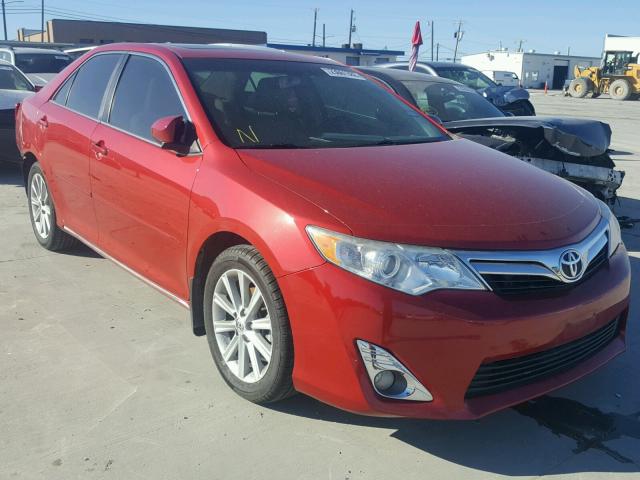 4T4BF1FK5ER346147 - 2014 TOYOTA CAMRY L RED photo 1