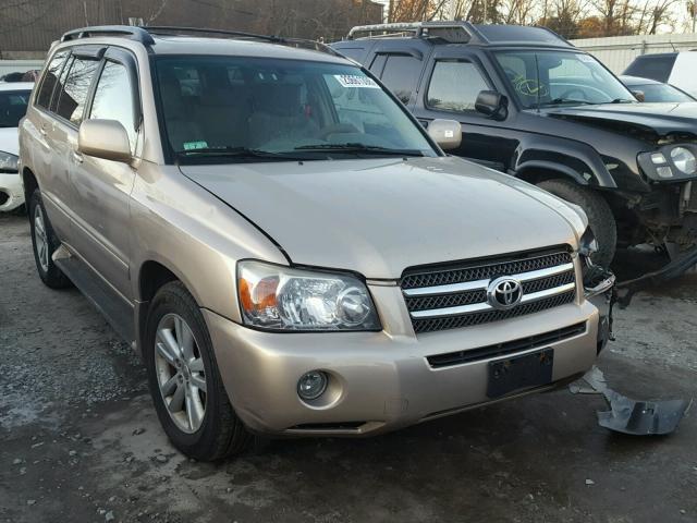 JTEEW21A360007844 - 2006 TOYOTA HIGHLANDER BEIGE photo 1