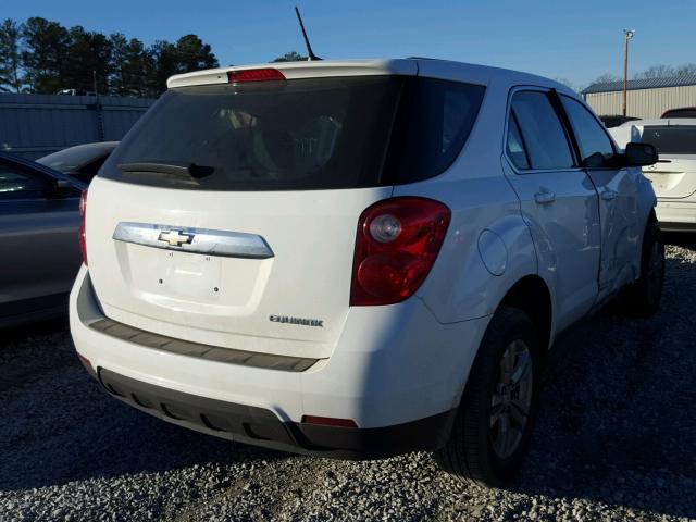 2GNALAEK4E1120415 - 2014 CHEVROLET EQUINOX LS WHITE photo 4