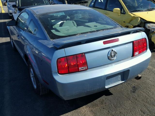 1ZVFT80N965206826 - 2006 FORD MUSTANG BLUE photo 3