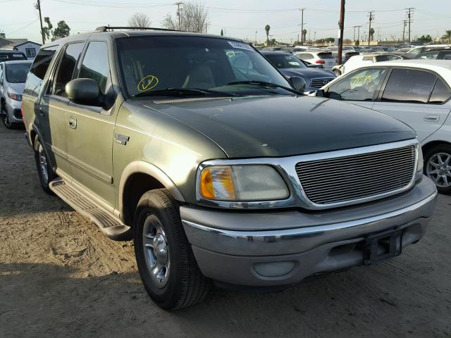 1FMRU17L71LA45806 - 2001 FORD EXPEDITION GREEN photo 1