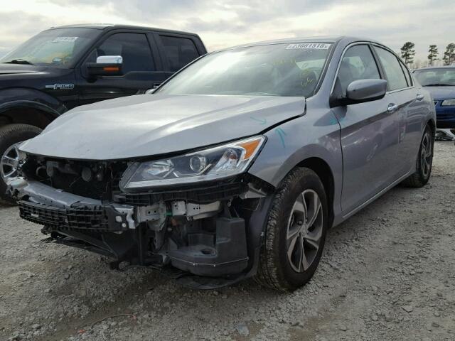 1HGCR2F35HA278304 - 2017 HONDA ACCORD LX SILVER photo 2