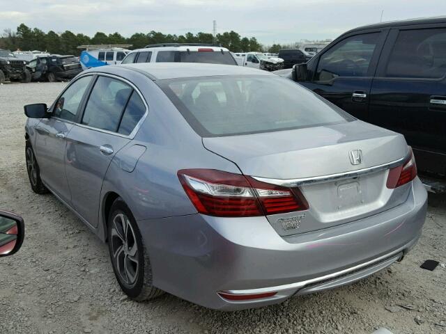 1HGCR2F35HA278304 - 2017 HONDA ACCORD LX SILVER photo 3