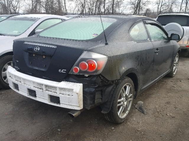 JTKDE3B77A0321235 - 2010 TOYOTA SCION TC BLACK photo 4