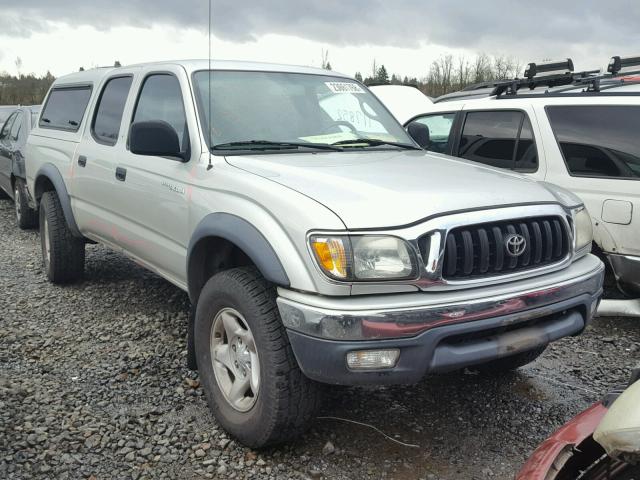 5TEHN72N43Z236127 - 2003 TOYOTA TACOMA DOU SILVER photo 1