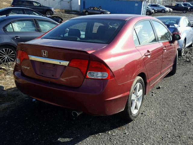 2HGFA1F60AH513160 - 2010 HONDA CIVIC MAROON photo 4