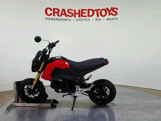 MLHJC6118F5107800 - 2015 HONDA GROM 125 RED photo 5