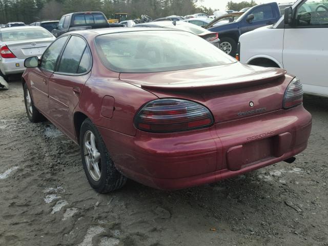 1G2WK52J12F286436 - 2002 PONTIAC GRAND PRIX RED photo 3