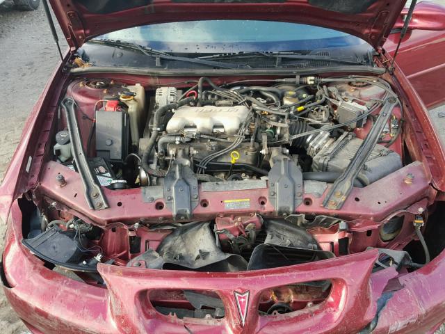 1G2WK52J12F286436 - 2002 PONTIAC GRAND PRIX RED photo 7