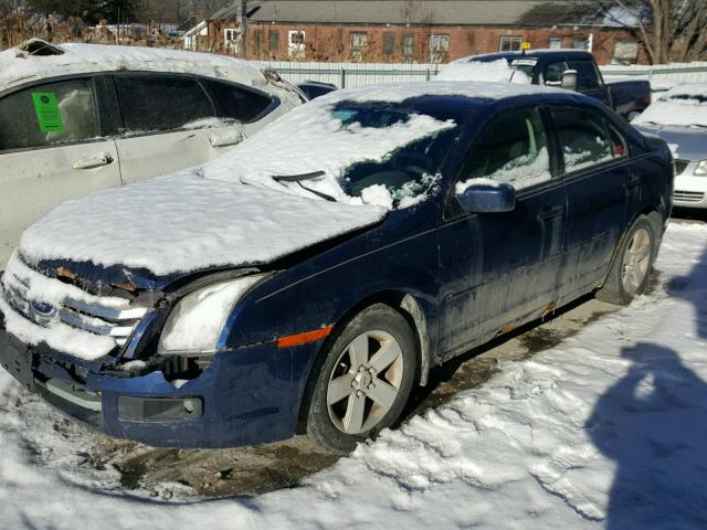 3FAHP07127R165898 - 2007 FORD FUSION SE BLUE photo 2