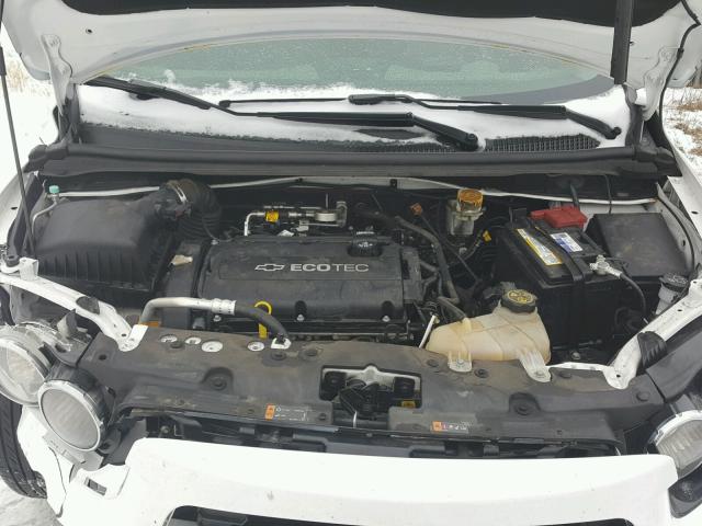 1G1JA5SH1F4113855 - 2015 CHEVROLET SONIC LS Weiß Foto 7