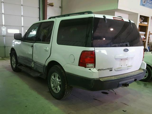 1FMPU16585LA51338 - 2005 FORD EXPEDITION WHITE photo 3