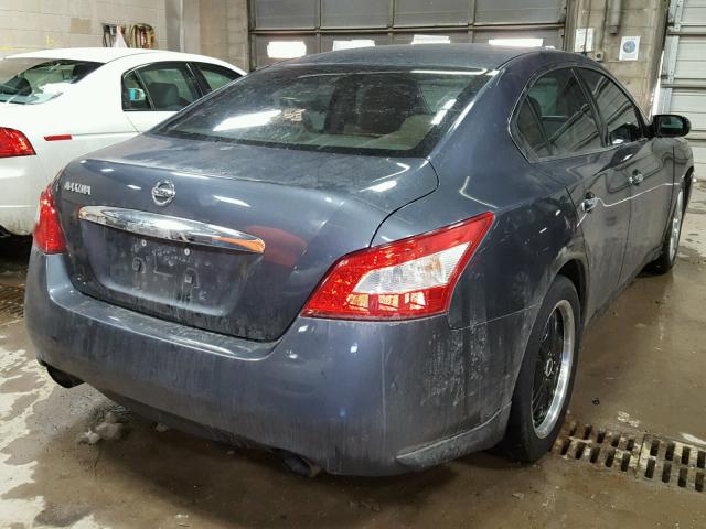 1N4AA5AP3AC855405 - 2010 NISSAN MAXIMA S GRAY photo 4