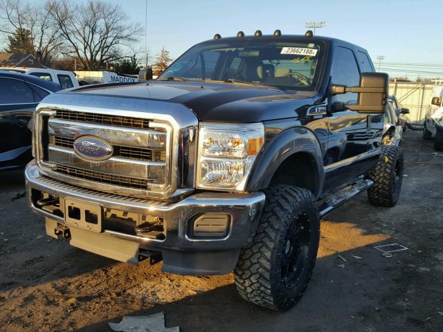 1FT7X2B68BEA18811 - 2011 FORD F250 SUPER BLACK photo 2