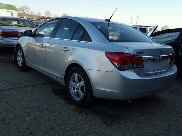 1G1PC5SB0E7484583 - 2014 CHEVROLET CRUZE LT SILVER photo 3