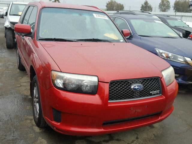 JF1SG66698H712920 - 2008 SUBARU FORESTER S BURGUNDY photo 1