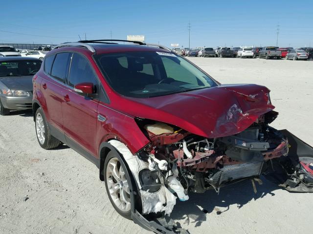 1FMCU0J93EUB84585 - 2014 FORD ESCAPE TIT RED photo 1