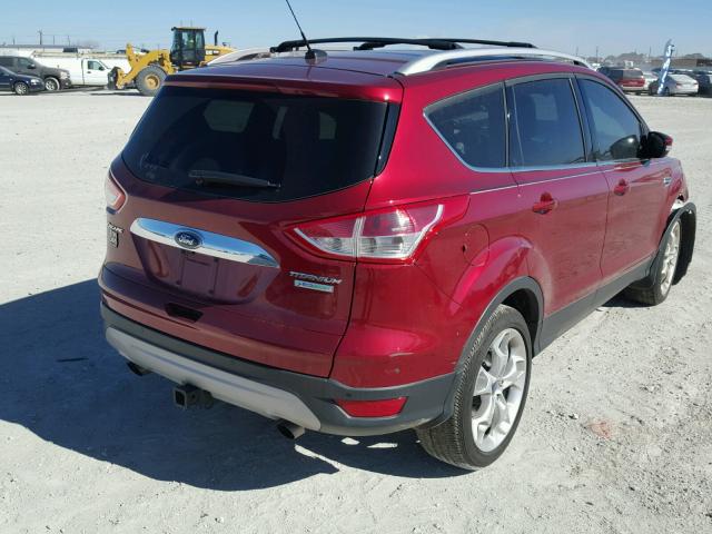 1FMCU0J93EUB84585 - 2014 FORD ESCAPE TIT RED photo 4