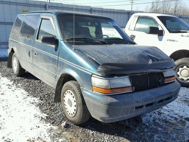 2P4GH2537RR815073 - 1994 PLYMOUTH VOYAGER GREEN photo 1