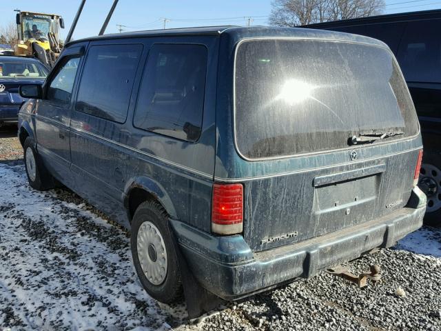 2P4GH2537RR815073 - 1994 PLYMOUTH VOYAGER GREEN photo 3