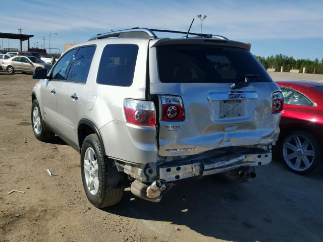 1GKER13727J116626 - 2007 GMC ACADIA SLE SILVER photo 3