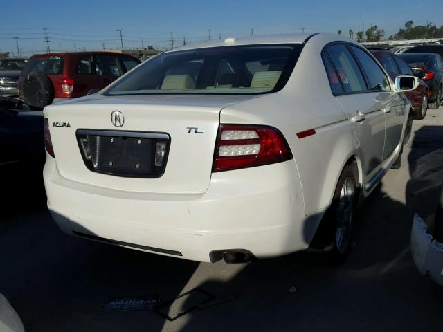 19UUA66288A029389 - 2008 ACURA TL WHITE photo 4