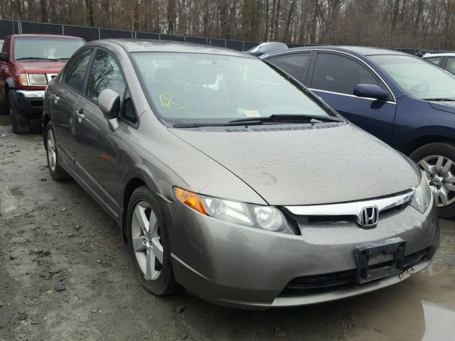 1HGFA16816L011558 - 2006 HONDA CIVIC EX GRAY photo 1